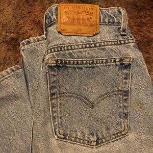 Vintage Levi’s 521 high rise mom jeans